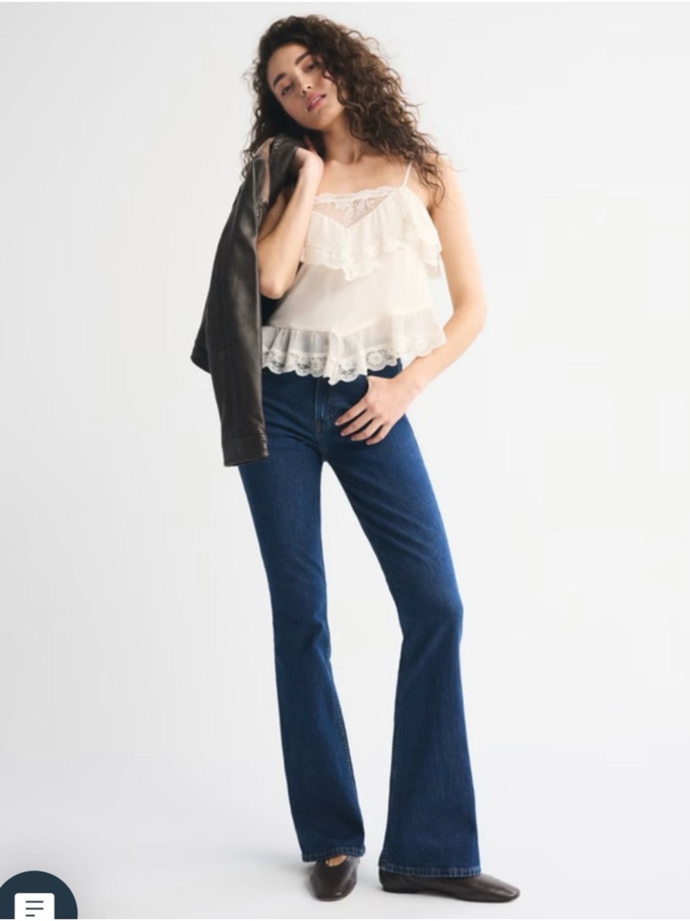 Abercrombie High Rise Bootcut 26 Long NWT